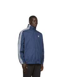 dunkelblaue Windjacke von adidas Originals