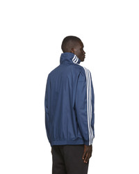 dunkelblaue Windjacke von adidas Originals