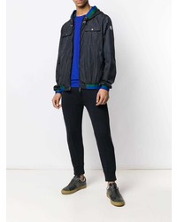 dunkelblaue Windjacke von Moncler