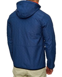 dunkelblaue Windjacke von INDICODE