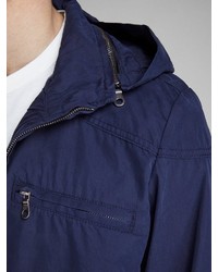 dunkelblaue Windjacke von Jack & Jones