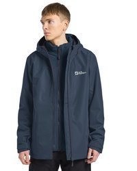 dunkelblaue Windjacke von Jack Wolfskin