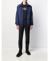 dunkelblaue Windjacke von Versace Jeans