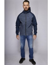 dunkelblaue Windjacke von Mazine