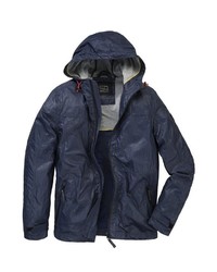 dunkelblaue Windjacke von S4 JACKETS