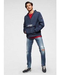 dunkelblaue Windjacke von Tommy Jeans