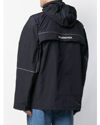 dunkelblaue Windjacke von Balenciaga