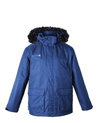 dunkelblaue Windjacke