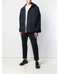 dunkelblaue Windjacke von Jil Sander