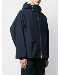 dunkelblaue Windjacke von Jil Sander