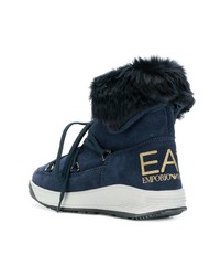 dunkelblaue Winterschuhe von Ea7 Emporio Armani