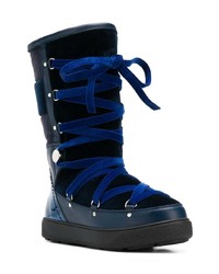 dunkelblaue Winterschuhe von Moncler