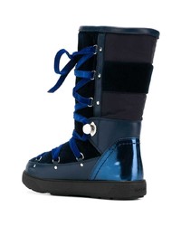 dunkelblaue Winterschuhe von Moncler