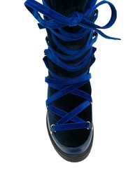 dunkelblaue Winterschuhe von Moncler