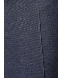dunkelblaue Wollanzughose mit Schottenmuster von Pierre Cardin