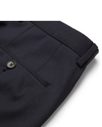 dunkelblaue Wollanzughose von Hugo Boss