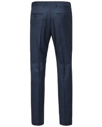 dunkelblaue Wollanzughose von Selected Homme