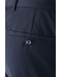 dunkelblaue Wollanzughose von Thomas Goodwin