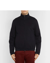 dunkelblaue Wollbomberjacke von Loro Piana