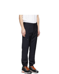 dunkelblaue Wollcargohose von Ps By Paul Smith