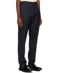 dunkelblaue Wollchinohose von Dunhill