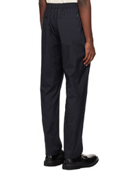 dunkelblaue Wollchinohose von Dunhill