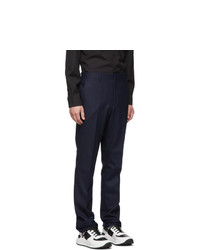 dunkelblaue Wollchinohose von Burberry