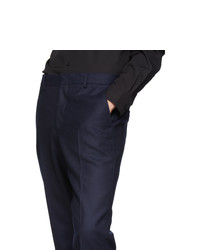 dunkelblaue Wollchinohose von Burberry