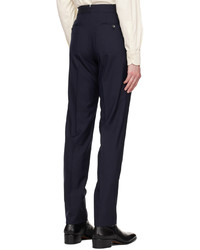 dunkelblaue Wollchinohose von Tom Ford