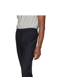 dunkelblaue Wollchinohose von Harmony