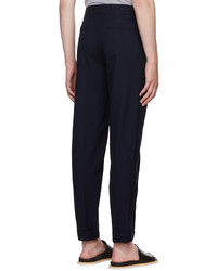 dunkelblaue Wollchinohose von Harmony