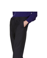 dunkelblaue Wollchinohose von Gucci