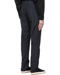 dunkelblaue Wollchinohose von Ring Jacket