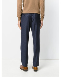 dunkelblaue Wollchinohose von Brioni