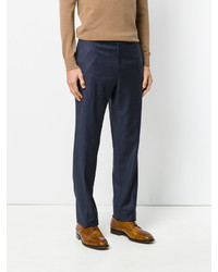 dunkelblaue Wollchinohose von Brioni