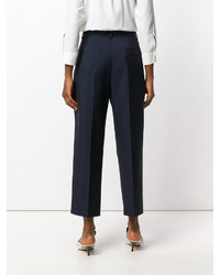 dunkelblaue Wollhose von Jil Sander