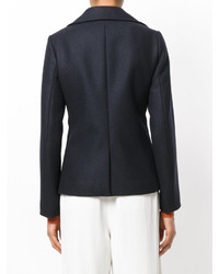 dunkelblaue Wolljacke von Jil Sander Navy