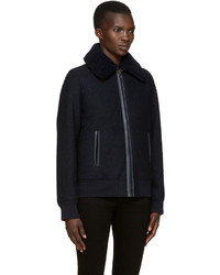 dunkelblaue Wolljacke von A.P.C.