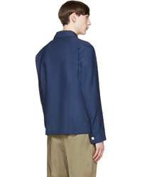 dunkelblaue Wolljacke von Marni