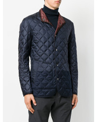 dunkelblaue Wolljacke von Z Zegna