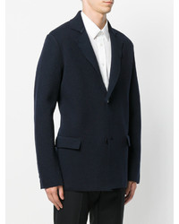 dunkelblaue Wolljacke von Jil Sander