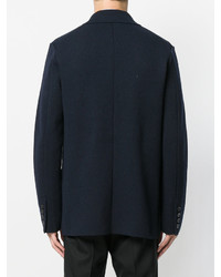 dunkelblaue Wolljacke von Jil Sander