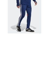 dunkelblaue Wolljogginghose von adidas Performance