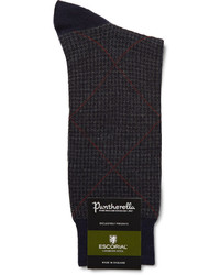 dunkelblaue Wollsocken von Pantherella