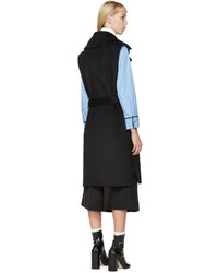 dunkelblaue Wollweste von Jil Sander Navy