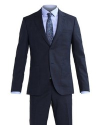 dunkelblauer Anzug mit Karomuster von Tiger of Sweden