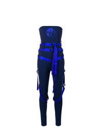 dunkelblauer bedruckter Jumpsuit von Fenty X Puma