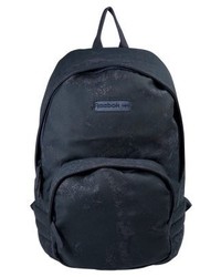 dunkelblauer bedruckter Leder Rucksack von Reebok