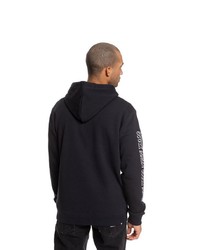 dunkelblauer bedruckter Pullover mit einem Kapuze von DC Shoes