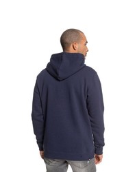 dunkelblauer bedruckter Pullover mit einem Kapuze von DC Shoes